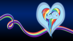 Size: 1920x1080 | Tagged: safe, artist:bamboodog, artist:sirpayne, rainbow dash, pegasus, pony, heart pony, vector, wallpaper