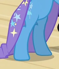 Size: 198x230 | Tagged: safe, derpibooru import, screencap, trixie, uncommon bond, belly, cape, clothes, cropped, featureless crotch, hooves, legs, pictures of bellies, pictures of legs