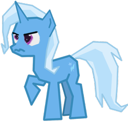 Size: 900x867 | Tagged: safe, derpibooru import, trixie, pony, unicorn, female, low poly, mare, simple background, solo, transparent background