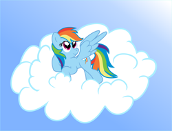 Size: 2086x1582 | Tagged: safe, artist:archonitianicsmasher, rainbow dash, pegasus, pony, blue coat, blue wings, female, mare, multicolored mane, simple background, smiling, solo, vector