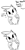 Size: 1280x2548 | Tagged: safe, artist:tjpones, derpibooru import, oc, oc only, oc:some probably single female griffon, griffon, black and white, cheek fluff, chest fluff, comic, cute, dialogue, female, grayscale, griffon oc, monochrome, note, offscreen character, simple background, smiling, solo, tape, white background, wing fluff