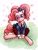 Size: 945x1252 | Tagged: safe, artist:hobilo, pinkie pie, earth pony, pony, clothes, cuffs (clothes), hair bow, necktie, pixiv, schoolgirl, solo