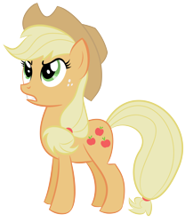 Size: 6000x7200 | Tagged: safe, artist:shadowdark3, applejack, earth pony, pony, absurd resolution, simple background, solo, transparent background, vector