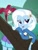 Size: 817x1073 | Tagged: safe, derpibooru import, screencap, trixie, bird, a little birdie told me, better together, equestria girls, clothes, cropped, cute, diatrixes, hoodie, skirt, smiling, tree