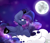 Size: 2200x1900 | Tagged: safe, artist:jaeasai, princess luna, alicorn, pony, backwards cutie mark, cloud, cloudy, ethereal mane, moon, sad, solo