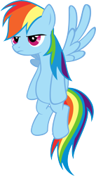 Size: 5477x10000 | Tagged: safe, artist:quasdar, rainbow dash, pegasus, pony, dragonshy, absurd resolution, simple background, solo, transparent background, vector