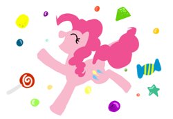 Size: 1162x800 | Tagged: safe, artist:kudalyn, pinkie pie, earth pony, pony, candy, food, lollipop, simple background, sweets, white background