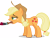 Size: 3986x3000 | Tagged: safe, artist:notacreativebrony, applejack, earth pony, pony, high res, paint, paintbrush, painting, solo, tired