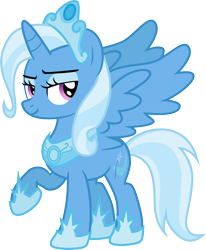 Size: 1188x1443 | Tagged: safe, artist:strawberry-pannycake, derpibooru import, trixie, alicorn, pony, .svg available, alicornified, crown, female, jewelry, mare, peytral, princess, race swap, regalia, simple background, solo, svg, transparent background, trixiecorn, vector