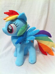 Size: 900x1205 | Tagged: safe, artist:planetplush, rainbow dash, pony, irl, photo, plushie