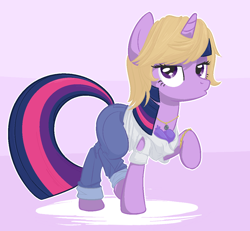 Size: 1116x1030 | Tagged: safe, artist:tex, derpibooru import, twilight sparkle, clothes, cosplay, duckface, full circle, inception, solo, tara strong, voice actor, water balloon, wig