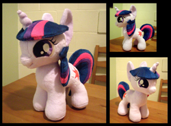 Size: 1423x1053 | Tagged: safe, artist:fireflytwinkletoes, derpibooru import, twilight sparkle, cute, filly, irl, photo, plushie, solo