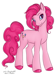 Size: 2266x3006 | Tagged: safe, artist:sandriatc, pinkie pie, earth pony, pony, female, high res, mare, pink coat, pink mane, solo