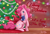 Size: 1800x1218 | Tagged: safe, artist:amenoo, pinkie pie, earth pony, pony, christmas, ribbon, solo