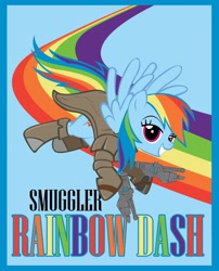 Size: 2008x2480 | Tagged: safe, artist:bouxn, rainbow dash, pegasus, pony, high res, solo, star wars