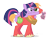 Size: 1400x1100 | Tagged: safe, artist:dm29, derpibooru import, big macintosh, smarty pants, twilight sparkle, unicorn twilight, earth pony, pony, unicorn, duo, female, magic, male, mare, simple background, stallion, transparent background