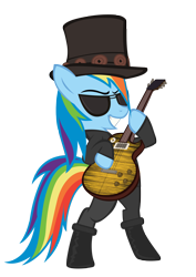 Size: 2480x3508 | Tagged: safe, artist:bouxn, rainbow dash, pegasus, pony, guitar, high res, solo