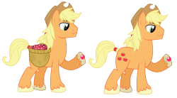 Size: 4009x2215 | Tagged: safe, artist:wicklesmack, applejack, applejack (male), earth pony, pony, the crystal empire, spoiler:s03, berry, crystal berries, crystal empire, hoof hold, magnetic hooves, male, rule 63, simple background, solo, stallion, transparent background, vector