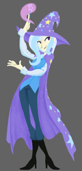 Size: 743x1553 | Tagged: safe, artist:aliasforrent, derpibooru import, trixie, human, humanized, solo, wand