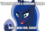 Size: 1066x736 | Tagged: safe, artist:michdruch, edit, princess luna, alicorn, pony, dio brando, image macro, it was me, jojo's bizarre adventure, meme, phantom blood, solo