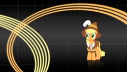 Size: 1920x1080 | Tagged: safe, artist:sirpayne, applejack, smart cookie, earth pony, pony, solo, wallpaper