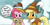 Size: 1407x710 | Tagged: safe, artist:xhazard78x, applejack, chancellor puddinghead, pinkie pie, smart cookie, earth pony, pony, arrgh!, clothes, costume, crossover, duo, hat, map, spongebob squarepants