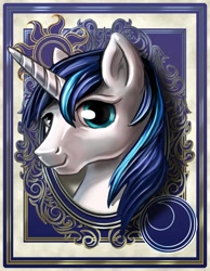 Size: 700x900 | Tagged: safe, artist:harwick, shining armor, pony, unicorn, harwick's sun/moon portraits, portrait, solo