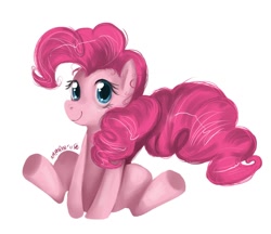 Size: 1090x940 | Tagged: safe, artist:kaphrin, pinkie pie, earth pony, pony, solo