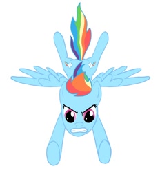 Size: 770x828 | Tagged: safe, artist:diego havoc, rainbow dash, pegasus, pony, solo