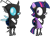 Size: 1024x744 | Tagged: safe, artist:zimvader42, derpibooru import, twilight sparkle, changeling, changelingified, invader zim, parody, species swap