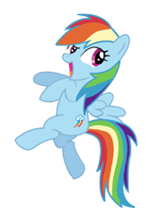 Size: 600x849 | Tagged: dead source, safe, artist:schnuffitrunks, rainbow dash, pegasus, pony, solo