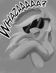 Size: 612x792 | Tagged: safe, artist:hattonslayden, rainbow dash, pegasus, pony, solo, sunglasses, wassup