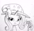 Size: 1385x1256 | Tagged: safe, artist:tjpones, derpibooru import, starlight glimmer, trixie, pony, unicorn, black and white, clothes, female, grayscale, hat, lineart, mare, monochrome, resting bitch face, sign, trixie's hat, vulgar