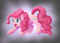 Size: 1400x1000 | Tagged: safe, artist:maplesunrise, pinkie pie, earth pony, pony, female, mare, solo