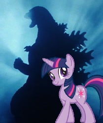 Size: 500x598 | Tagged: safe, derpibooru import, edit, twilight sparkle, kaiju, crossover, godzilla, godzilla (series), godzilla junior, godzilla vs destoroyah, photoshop