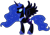 Size: 844x596 | Tagged: safe, artist:colossalstinker, nightmare moon, princess luna, alicorn, pony, nightmare luna, solo