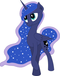 Size: 6303x8000 | Tagged: safe, artist:pajaga, artist:speedox12, princess luna, alicorn, pony, absurd resolution, simple background, solo, transparent background, vector