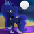 Size: 1024x1024 | Tagged: safe, artist:sadonax, princess luna, alicorn, pony, female, horn, mare, moon, solo