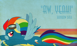 Size: 2000x1200 | Tagged: safe, artist:fraida94, rainbow dash, pegasus, pony, female, flying, goggles, looking back, mare, solo, spread wings, wings, wonderbolts, wonderbolts uniform