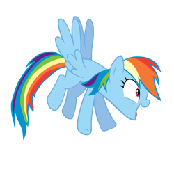 Size: 5000x5000 | Tagged: safe, artist:ritzin, rainbow dash, pegasus, pony, absurd resolution, female, open mouth, simple background, solo, transparent background, vector