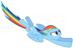 Size: 3920x2607 | Tagged: safe, artist:stabzor, rainbow dash, pegasus, pony, high res, simple background, transparent background, vector