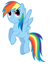 Size: 770x1000 | Tagged: safe, artist:stabzor, rainbow dash, pegasus, pony, simple background, transparent background, vector