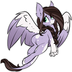 Size: 1912x1911 | Tagged: safe, artist:kellythedrawinguni, derpibooru import, oc, oc only, griffon, hippogriff, hybrid, pony, adoptable, female, griffon oc, mare, smiling, solo, spread wings, wings