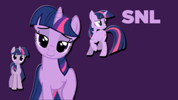 Size: 1920x1080 | Tagged: safe, derpibooru import, twilight sparkle, actress, host, saturday night live, snl, tara strong, title card