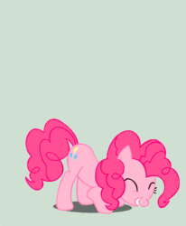 Size: 504x612 | Tagged: safe, artist:internationaltck, pinkie pie, earth pony, pony, animated, bouncing, female, mare, pink coat, pink mane