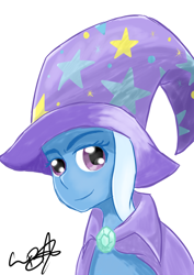 Size: 930x1314 | Tagged: safe, artist:ask-sugartongue-delight, derpibooru import, trixie, equestria girls, solo