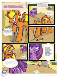 Size: 2556x3360 | Tagged: safe, artist:for-the-plot, derpibooru import, spike, twilight sparkle, oc, dragon, comic, for the plot, golden oaks library, high res, library, plot