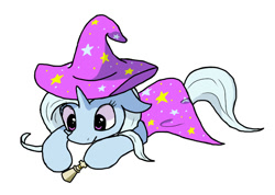 Size: 720x512 | Tagged: safe, artist:aymint, artist:nlnja-cat, derpibooru import, trixie, pony, unicorn, chess, female, mare, solo