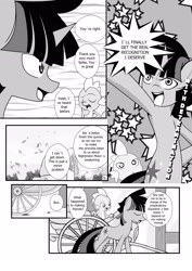 Size: 2203x3115 | Tagged: safe, artist:0ryomamikado0, derpibooru import, dusk shine, spike, twilight sparkle, dragon, comic, high res, manga, rule 63, the unexpected love life of dusk shine