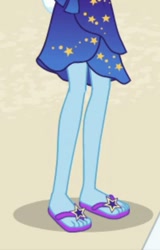 Size: 717x1119 | Tagged: safe, derpibooru import, screencap, trixie, better together, equestria girls, forgotten friendship, feet, flip-flops, legs, pictures of legs